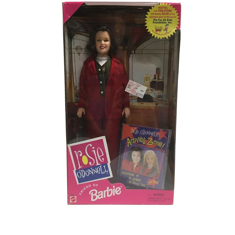 Rosie O'Donnell Barbie Doll Figure‎ Friend of Barbie 90s Vintage 1999 Mattel